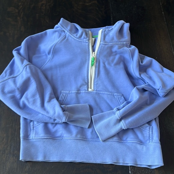 Offline by Aerie Throwback hooded Quarter zip sweatshirt - Picture 4 of 6